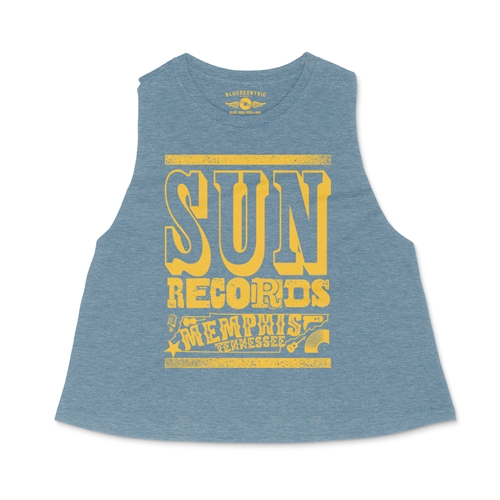 Sun Records Tennessee Home Racerback Crop Top - Women