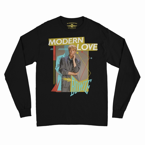 David Bowie Modern Love Long Sleeve T-Shirt - longsleeveblack