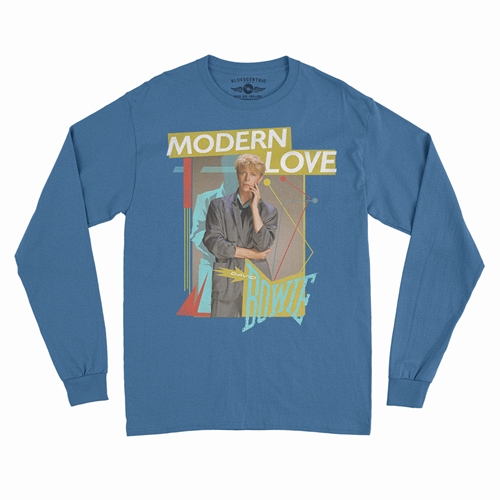David Bowie Modern Love Long Sleeve T-Shirt - longsleeveblue