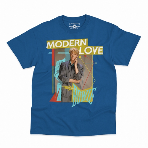 David Bowie Modern Love T-Shirt - Classic Heavy Cotton - classicroyalblue
