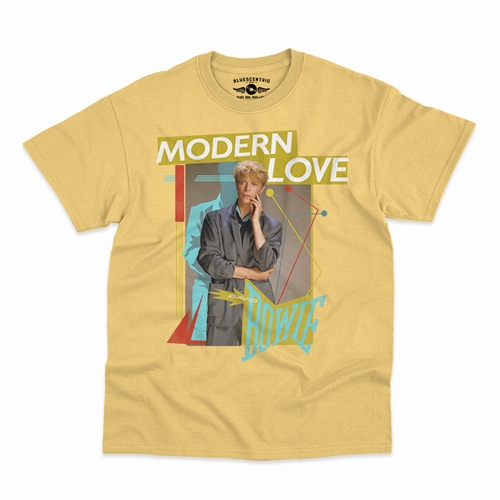 David Bowie Modern Love T-Shirt - Classic Heavy Cotton - classicyellow