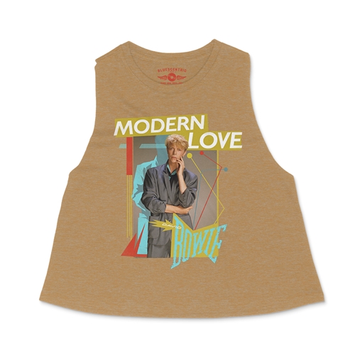 David Bowie Modern Love Racerback Crop Top - Women