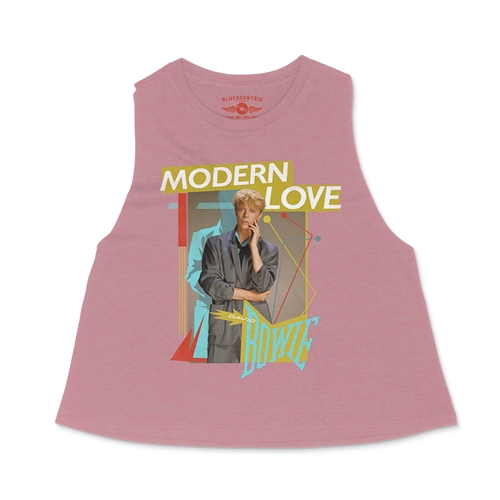 David Bowie Modern Love Racerback Crop Top - Women