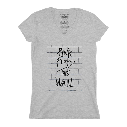 Pink Floyd The Wall Album Cover V-Neck T Shirt - Women
