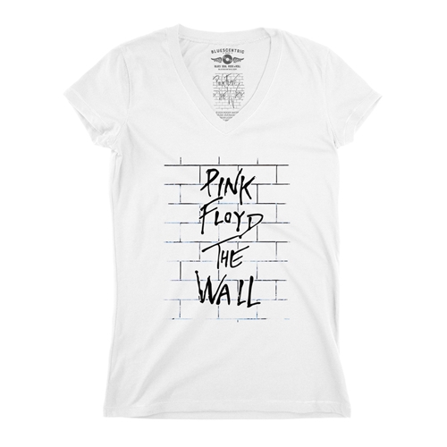 Pink Floyd The Wall Album Cover V-Neck T Shirt - Women