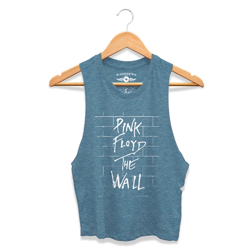 Pink Floyd The Wall Album Cover Racerback Crop Top - Women