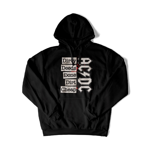 AC/DC Dirty Deeds Pullover Jacket - hoodieblack