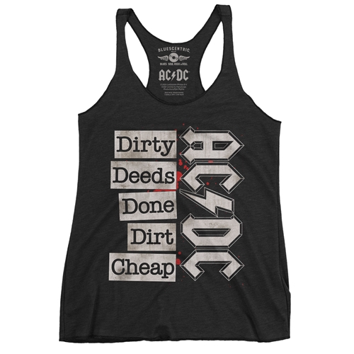 AC/DC Dirty Deeds Racerback Tank - Women