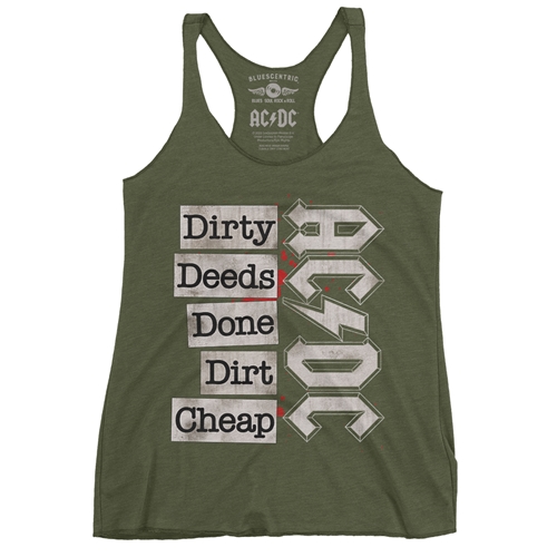 AC/DC Dirty Deeds Racerback Tank - Women