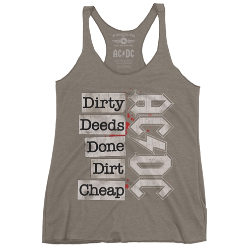 AC/DC Dirty Deeds Racerback Tank - Women