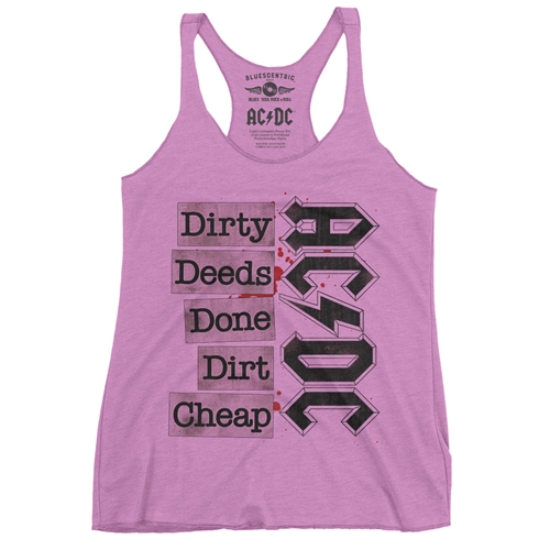 AC/DC Dirty Deeds Racerback Tank - Women