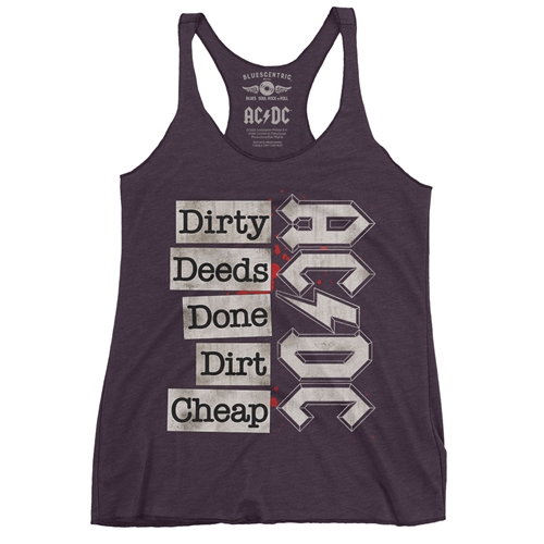 AC/DC Dirty Deeds Racerback Tank - Women