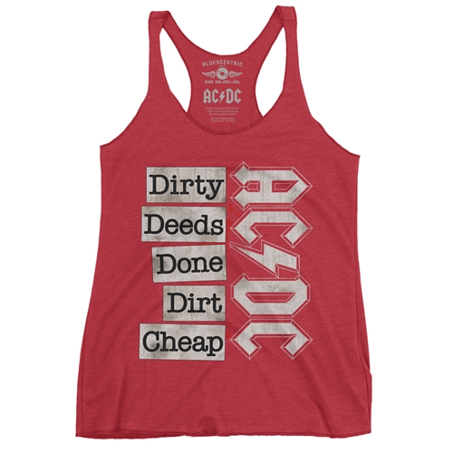 AC/DC Dirty Deeds Racerback Tank - Women