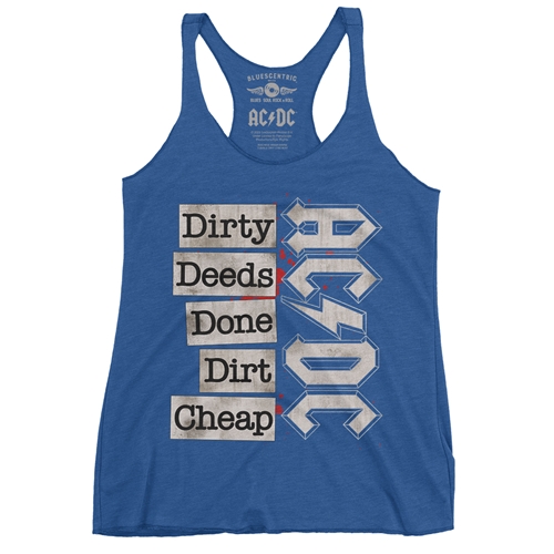 AC/DC Dirty Deeds Racerback Tank - Women