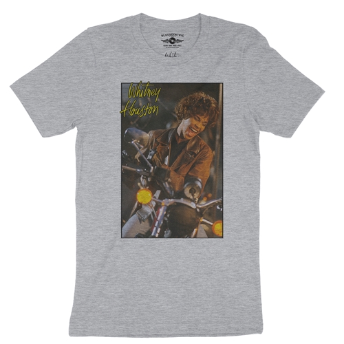 Whitney Houston Riding Gloves T-Shirt - Lightweight Vintage Style - vintageathleticheather