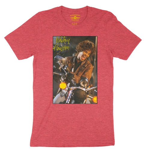 Whitney Houston Riding Gloves T-Shirt - Lightweight Vintage Style - vintageheatherred