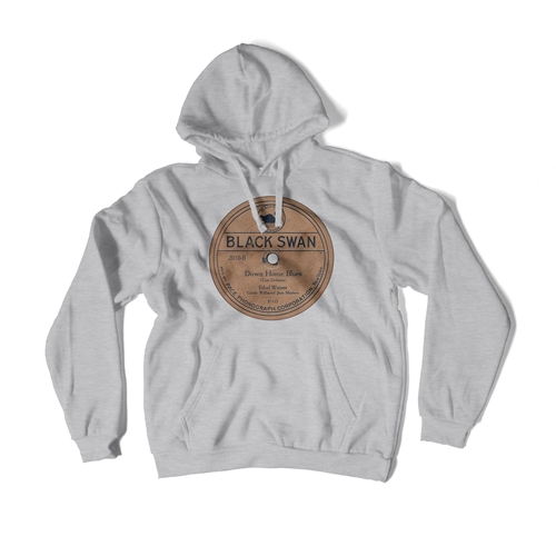 Black Swan Down Home Blues Vinyl Pullover Jacket - hoodiehaulash