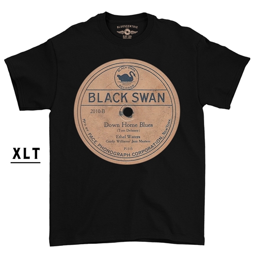 XLT Black Swan Down Home Blues Vinyl T-Shirt - Men