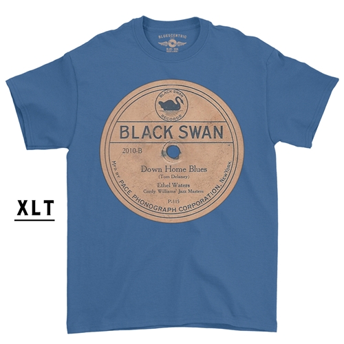 XLT Black Swan Down Home Blues Vinyl T-Shirt - Men