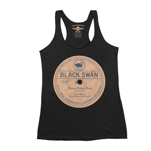 Black Swan Down Home Blues Vinyl Racerback Tank - Women