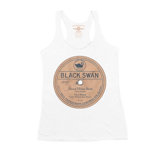 Black Swan Down Home Blues Vinyl Racerback Tank - Women