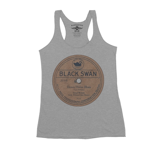 Black Swan Down Home Blues Vinyl Racerback Tank - Women