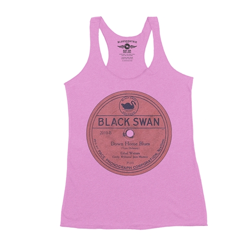 Black Swan Down Home Blues Vinyl Racerback Tank - Women