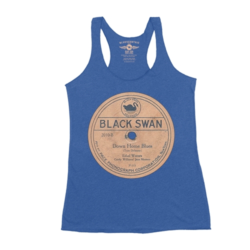Black Swan Down Home Blues Vinyl Racerback Tank - Women