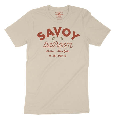 Arched Savoy Ballroom T-ShirtT-Shirt - Lightweight Vintage Style - vintagecream