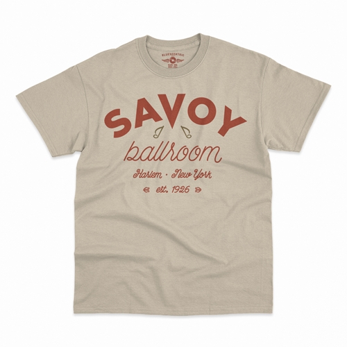 Arched Savoy Ballroom T-Shirt - Classic Heavy Cotton - classicsand
