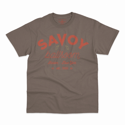 Arched Savoy Ballroom T-Shirt - Classic Heavy Cotton - classictaupe