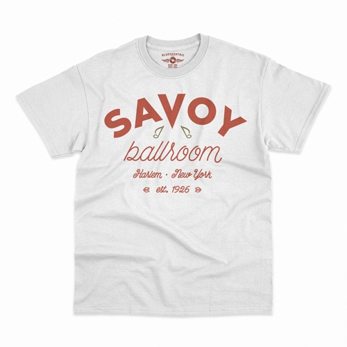 Arched Savoy Ballroom T-Shirt - Classic Heavy Cotton - classicwhite
