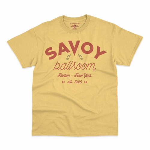 Arched Savoy Ballroom T-Shirt - Classic Heavy Cotton - classicyellow