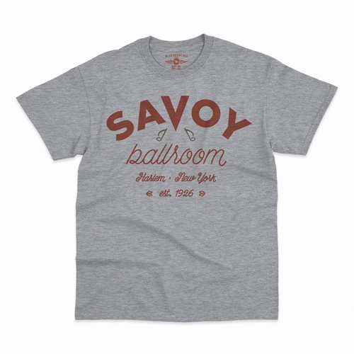 Arched Savoy Ballroom T-Shirt - Classic Heavy Cotton - heatherathletic
