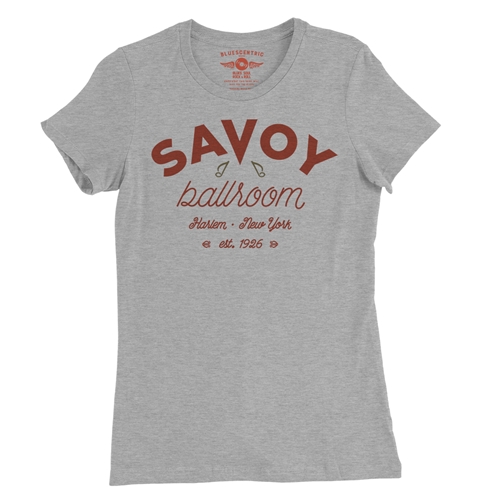 Arched Savoy Ballroom T-Shirt Ladies T Shirt - Relaxed Fit - ladiesathleticheather