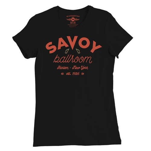 Arched Savoy Ballroom T-Shirt Ladies T Shirt - Relaxed Fit - ladiesblack
