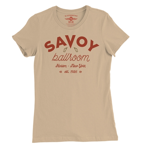 Arched Savoy Ballroom T-Shirt Ladies T Shirt - Relaxed Fit - ladiessanddune