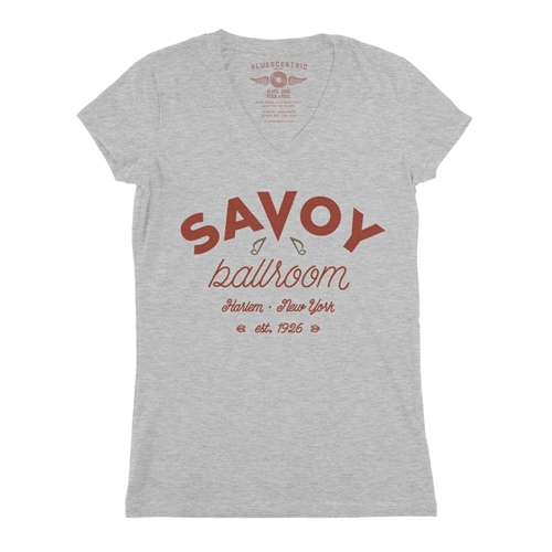 Arched Savoy Ballroom T-Shirt V-Neck T Shirt - Women