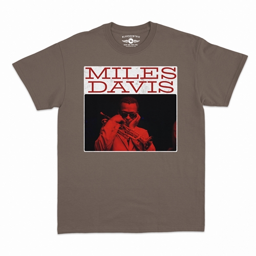 Graphic Miles Davis T-Shirt - Classic Heavy Cotton - classictaupe