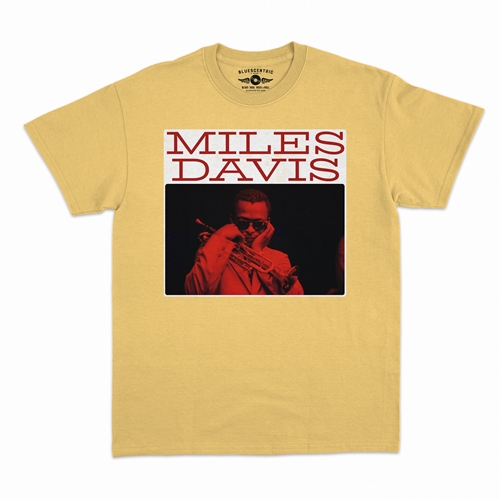 Graphic Miles Davis T-Shirt - Classic Heavy Cotton - classicyellow