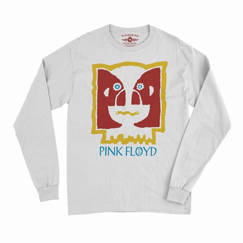 Pink Floyd Aztec Division Bell Long Sleeve T-Shirt - longsleevewhite
