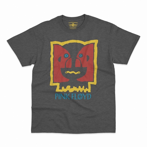 Pink Floyd Aztec Division Bell T-Shirt - Classic Heavy Cotton - classicheathergrey
