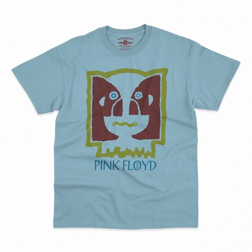 Pink Floyd Aztec Division Bell T-Shirt - Classic Heavy Cotton - classiclightblue