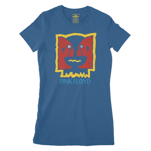 Pink Floyd Aztec Division Bell Ladies T Shirt - Relaxed Fit - ladiesblue
