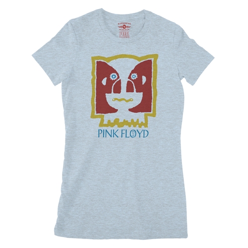 Pink Floyd Aztec Division Bell Ladies T Shirt - Relaxed Fit - ladiesheatherprismblue