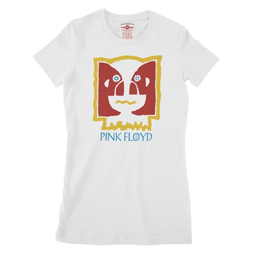 Pink Floyd Aztec Division Bell Ladies T Shirt - Relaxed Fit - ladieswhite