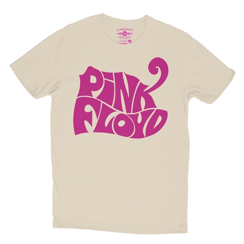 Pink Floyd Logo T-Shirt - Lightweight Vintage Style - vintagecream
