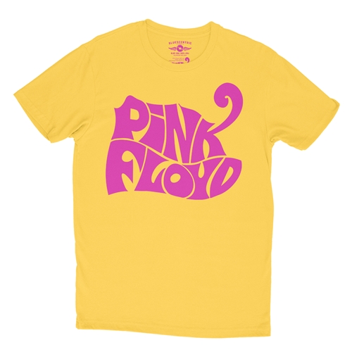 Pink Floyd Logo T-Shirt - Lightweight Vintage Style - vintagemaizeyellow