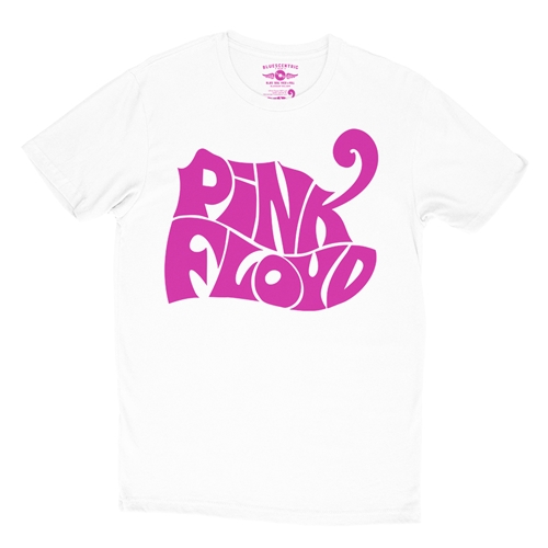 Pink Floyd Logo T-Shirt - Lightweight Vintage Style - vintagewhite