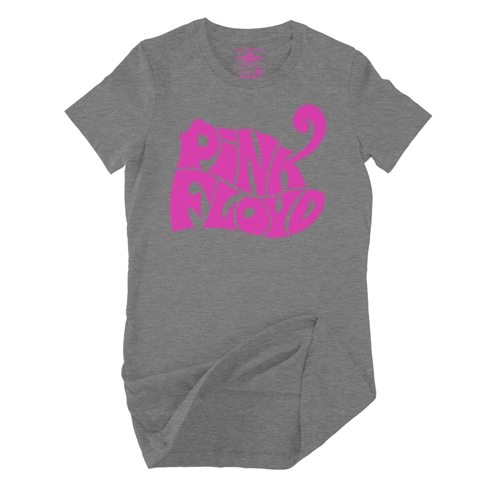 Pink Floyd Logo Ladies T Shirt - Relaxed Fit - ladiesdeepheather